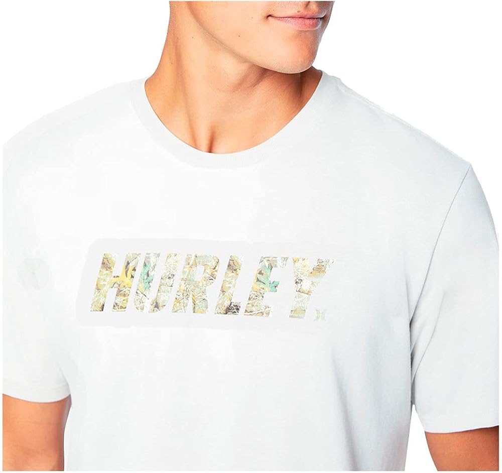 Hurley Men's Dri-fit Fastlane Realtree Short Sleeve T-Shirt: Clothing