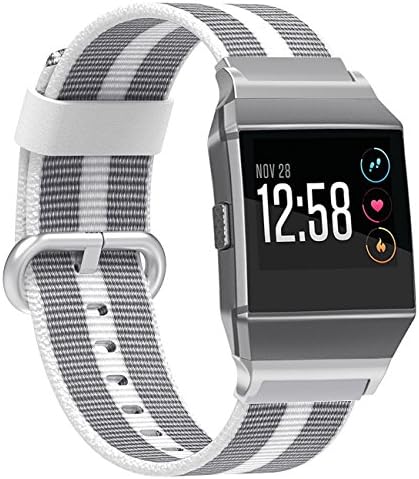 SnowCinda For Fitbit Ionic Bands, Release Sports Woven Nylon Bracelet Strap Band for Fitbit Ionic Women Men
