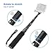 Crosstour Action Camera Selfie Stick Extendable Compatible with Crosstour CT7000/8000/9000/9500 Action Camera Accessories