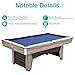 Harvil Beachcomber Indoor Pool Table 84 Inches with Complete Accessories Set