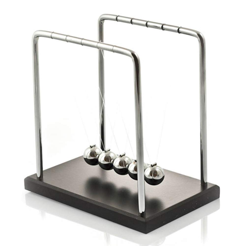 Photo 1 of Davi Collection Newtons Cradle/Pendulum Balls, Physics Educational Balance Balls Desktop Decoration Swinging Ball Desk Toy for Office Home Living Room Science Gift