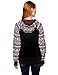 Bluetime Womens Fall Winter Long Sleeve Floral Print Pullover Hoodie Sweatshirt