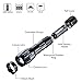 Tactical Flashlight - Handheld LED Flashlight - Brightest XML T6 - Brightest LED Flashlight with 5 Modes - Adjustable Waterproof Military Grade Flashlight for Biking Camping by LETMY