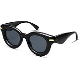 Appassal Cute Round Sunglasses for Women Men Trendy Chunky Thick Inflated Shades AP3695