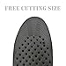 Kalevel Height Increase Insoles 3cm 1.2 Inches Height Increasing Insoles Shoe Lifts for Men Women Black