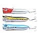 Yoshikawa Saltwater Popper Topwater Hard Lure Lot Surf Fishing Long Plugs Casting Striped Bass Treble Hooks Wire-through Built 7
