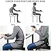 Adjustable Waist Protection,Bestrice Portable Back Support Belt Pad for Better Sitting Waist Protector by Correcting Posture While Sitting Support Brace for Pain Relief