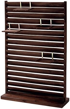 Garden visibility - Paravent - Detached - Wood - approx. 80 x 120 cm - dark brown