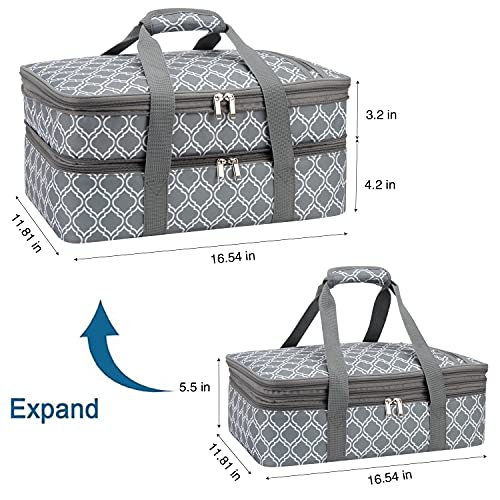 Insulated Casserole Dish Carrier Bag Food Carriers for Hot or Cold