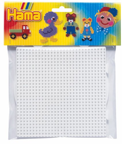 Hama Beads - Square & Round Pegboard Large (Midi Beads)
