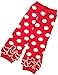 Toptim Baby Knitted Leg Warmers for Little Girls , Toddlers & Children (Dots of 5 Pairs)