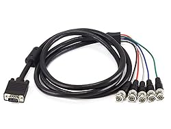 Monoprice VGA HD-15 to 5 BNC RGB Video Cable for