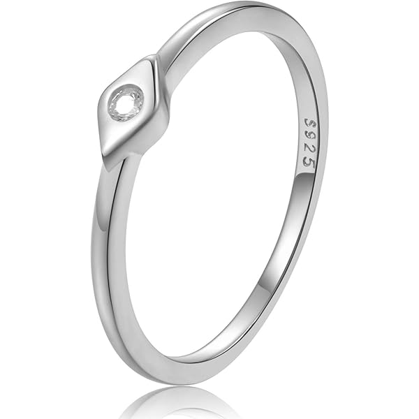 Anillo De Búho De Plata De Ley 925 - Diseño Oxidado Y Con Esmalte - Joyería Simbólica Y Bonita Para Mujer