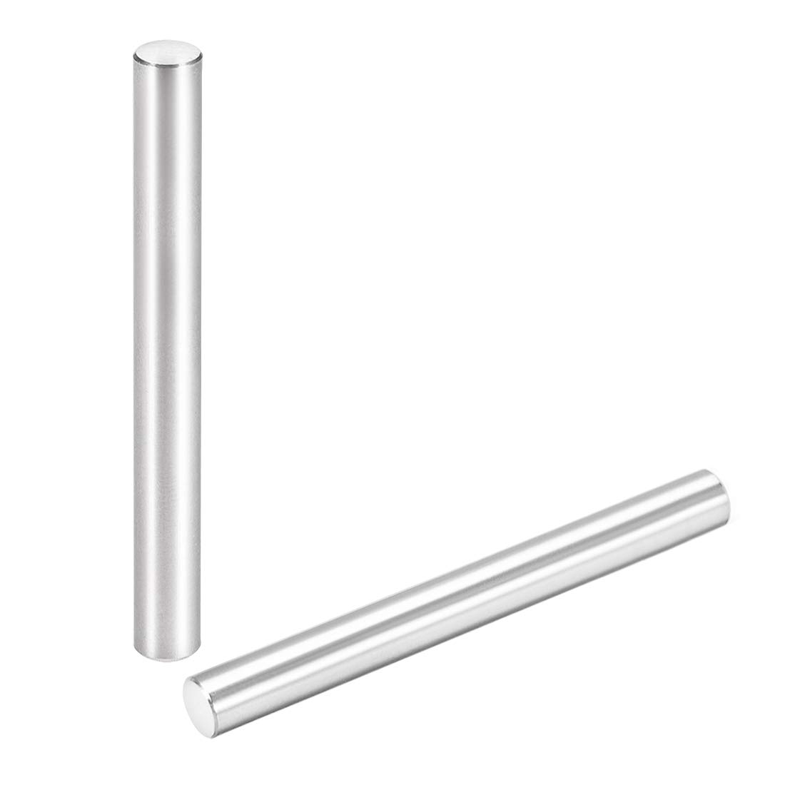 sourcing map 15Pcs 6mm X 60mm Dowel Pin 304 Stainless Steel Cylindrical Shelf Support Pin Fasten Elements Silver Tone