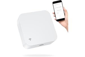 CHATTHEN eMylo Zigbee Hub Bluetooth5.0 Gateway, Multifunctional Gateway and IR Remote, Tuya Smart Devices Work with Smart Life and Tuya APP, Compatible with Alexa and Google Assistant, Smart Home Hub