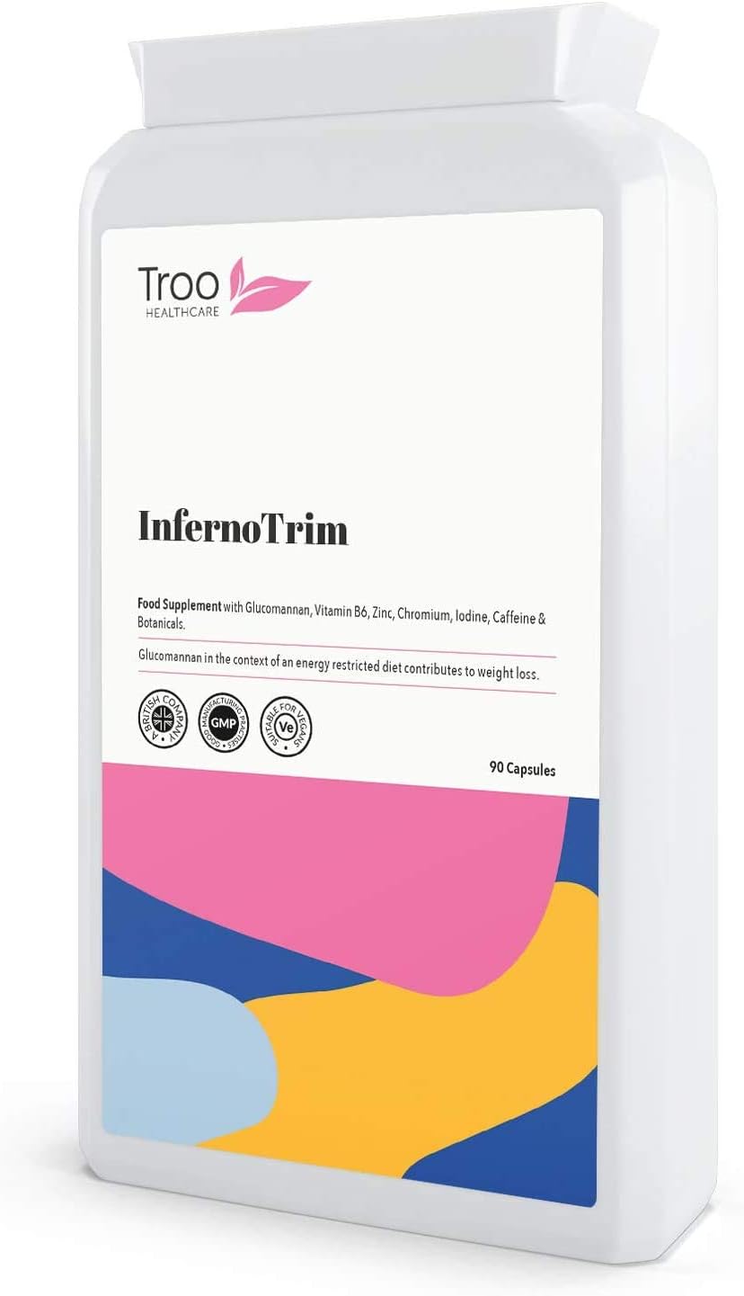 Troo Health Care InfernoTrim 90 Capsules, Daily Supplement to Support Weight Loss Management, Glucomannan Konjac - Image 5
