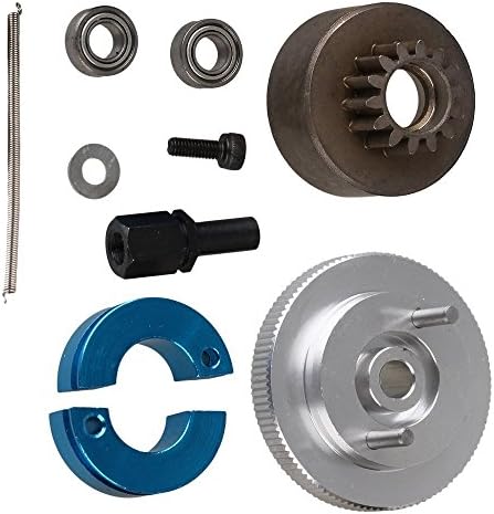 Yiguo RC 1:10 Car Upgrade Parts Silver Aluminum Alloy 14T Clutch Flywheel Set T10096