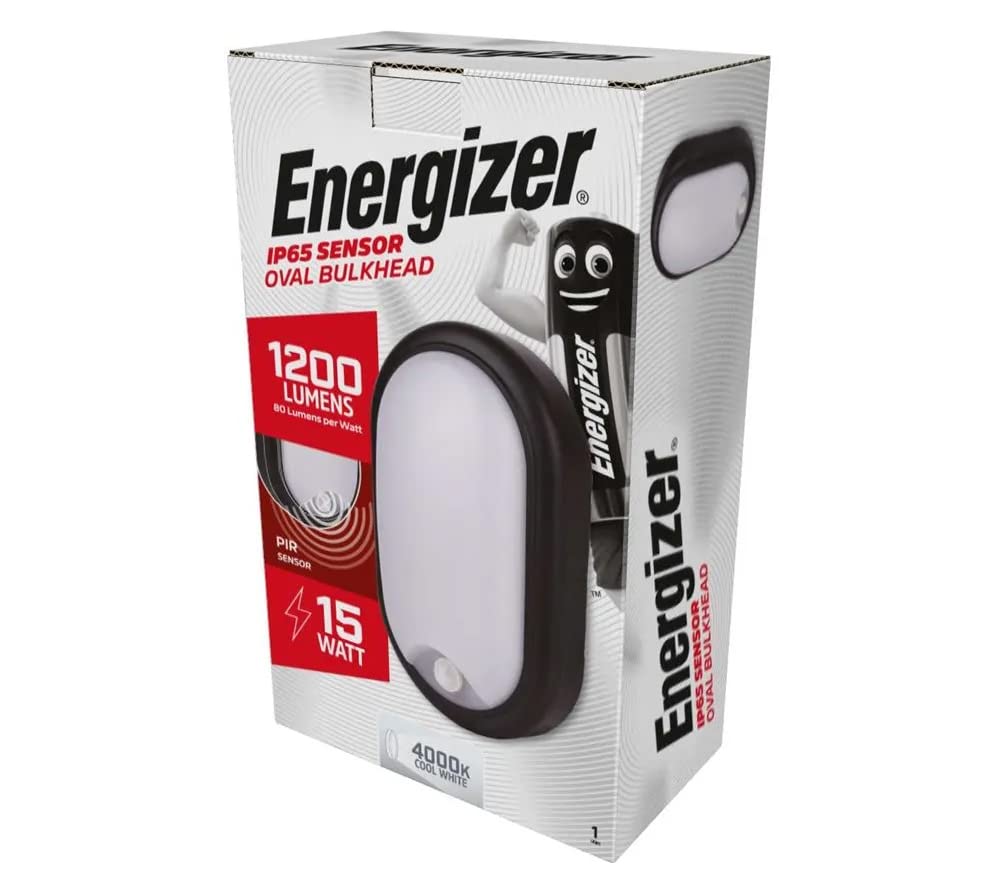 15W LED PIR Bulkhead Oval S12972