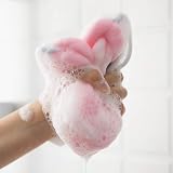 Omenluck Bath Shower Sponge Ball Long Stretch Back Scrubber Exfoliating Bathing view 3