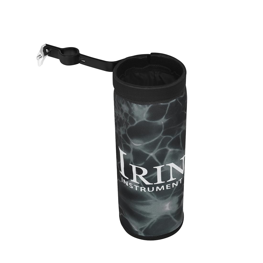 Alnicov Large capacity drum stick barrel with steel brace for drum set, black speckled