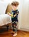 VAENAIT BABY Kids Boys Girls Long Sleeve Cotton Sleepwear Pajamas 2pcs Set Buddy Dino 4-5T/L