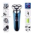 Hatteker 4 in 1 Electric Razor for Men Rotary Shavers Electric Shaver Waterproof Facial Brush Precision Trimmer Nose Trimmer CordlessUSB Rechargeable Birthday Gifts Anniversary Gifts Fathers Day Gift