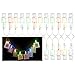 Katia 2 Meter LED String Lights with 20 Photo Clips Using AA Batteries as Energy Sources, Perfect for Hanging Picture/Instant Camera Film/Artwork/Notes (Colorful)