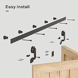 AONAYIOA 36"/3FT Bi-Folding Sliding Barn Door