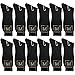 L&M® Mens Cotton Dress Socks (12 Pack)