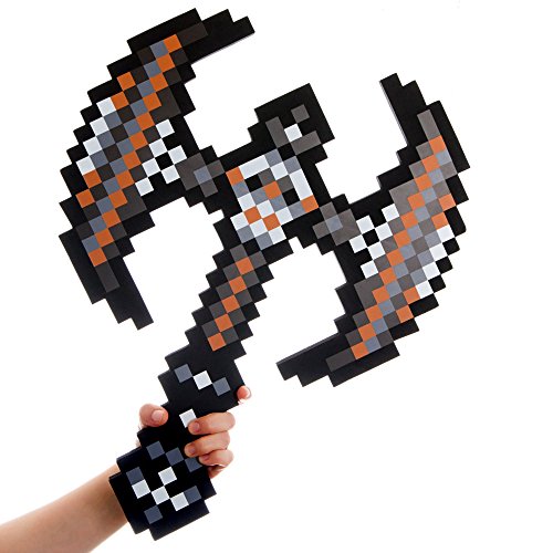 8 Bit Pixelated Foam Savage AXE Sword Toy 24