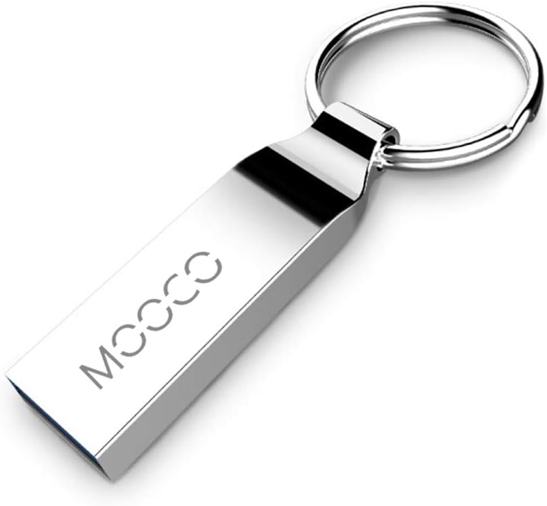 64GB Metal Keyring USB 2.0 Flash Drive Bulk Waterproof Thumb Drive Jump