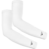 Achiou Volleyball Arm Sleeves for Women, Cooling Ice Silk Sun Sleeves Youth | Summer Ice Silk Compression Sleeves, UPF 50+ UV Protection, Perfect for Teen Girls &amp; Women Outdoor Sports, Anti-slip Silicone