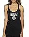 Panoware Women's Funny Workout Tank Top | Put On Some Gangsta Rap and Handle It, Vintage Black, Medium