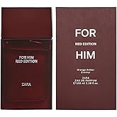 Zara For Him Red Edition Cologne for Men EDT Eau De Toilette 100 ML (3.4 FL OZ)