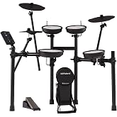 Roland TD-07KV Electronic V-Drums Kit | Legendary Dual-Ply All Mesh Head kit with superior expression and playability, Bluetooth Audio and MIDI, USB