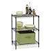 Furinno Wayar Heavy Duty Wire Shelving System, 3-Tier, Black