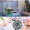 GOAMZ Lazy Neck Fan USB Portable Mini Wearable Neckband Fan with Led Light Dual Neck Flexible for Face,Aromatherapy for…
