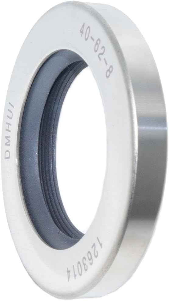 Stainless Steel Shaft Seal with PTFE Double Lips for Rotary Screw Air Compressor (40-62-8 mm)