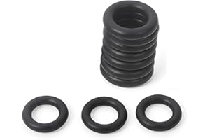 FIXBEAR 10-Pack 19037 O-Ring Seals, Compatible with Yellow Jacket SealRight 1/4" Quick Couplers 19109 & 19209, HVAC Low Loss Fittings, Compatible with Yellow Jacket Hose Gasket, Refrigerant Hose Seal Rings