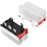 3 Phase Bridge Rectifier Diode 50 Amp 1200V Aluminum 2pcs Industrial Power Rectifier