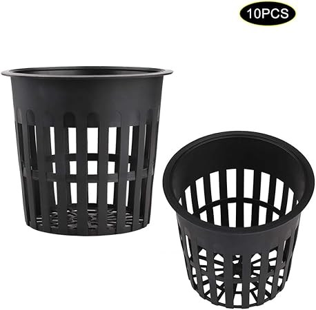 3 inch garden plastic net cups pots,round heavy duty net