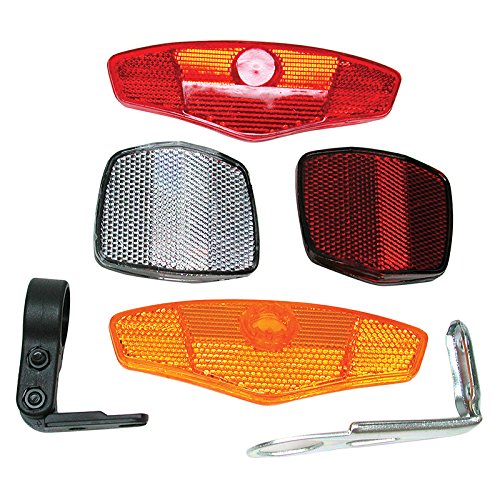 thumbnail image 2 of CatEye Bicycle Reflector Kit - Complete Set With Front, Rear & Wheel Reflectors 2 of 10