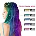 Hair Chalk, ETEREAUTY Hair Chalk Color Comb Temporary Hair Color Cream Non-toxic Washable with Shawl for Kids Party and Cosplay, Hair Chalk Pens Works on All Hair Colors (8 Colors)
