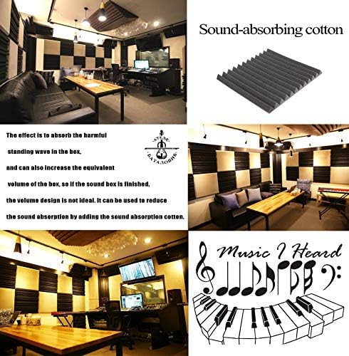 Acoustic panels for fire protection, soft material, $18.99.