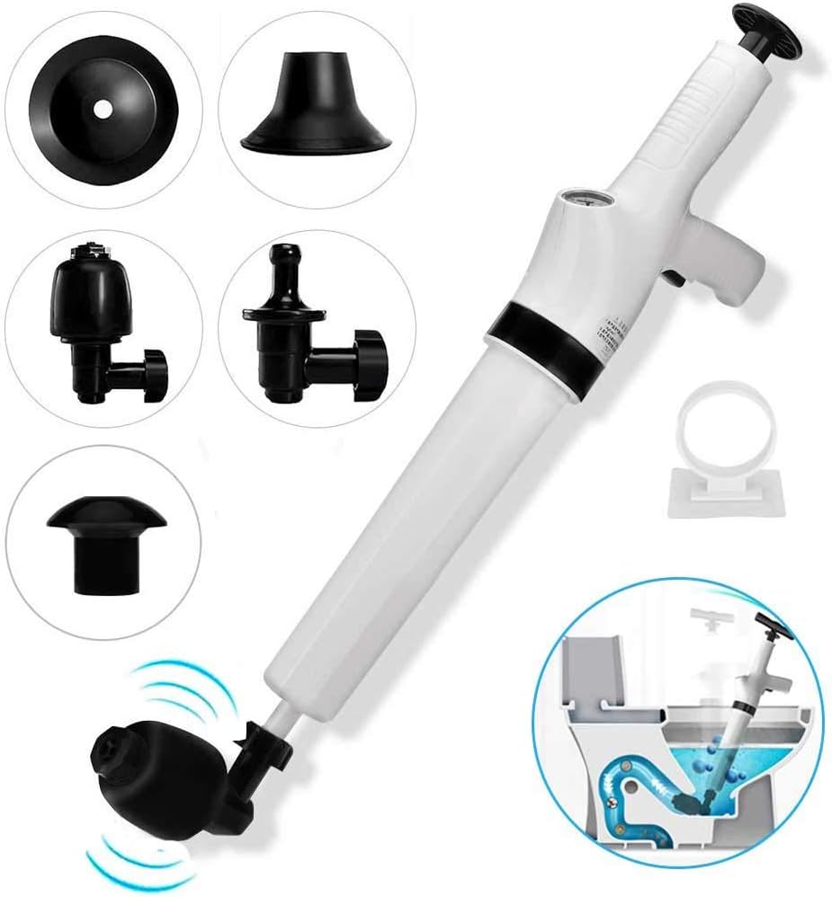 Amazon｜Aushen パイプクリーナー 加圧式 真空式 業務用 疏通ツールー 【洗面・台所・トイレ・ドレ ンホースのつまり用】 家庭用