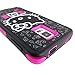 Hello Kitty Protector Case for Samsung Galaxy Note 4 N910 Shockproof Bow Cute Strong Protective Dual Layer 2 in 1 Silicone Rubber Gel & Hard Thin Slim Hybrid Cover Anti-Bubble Screen Protector & Stylus (Pink)
