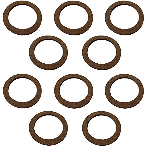 180060M1 NAA9160A New Pack of (10) Sediment Bowl Gaskets 2N 8N 9N JUBILEE NA