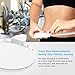 Etekcity Digital Body Weight Bathroom Scale with Step-On Technology, 440 Pounds, Body Tape Measure Included, Elegant White (White)