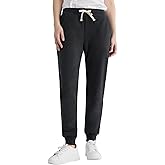 Weintee Women's Petite Joggers Cotton Sweatpants with Pockets