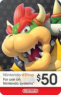$50 Nintendo eShop Gift Card [Digital Code]
